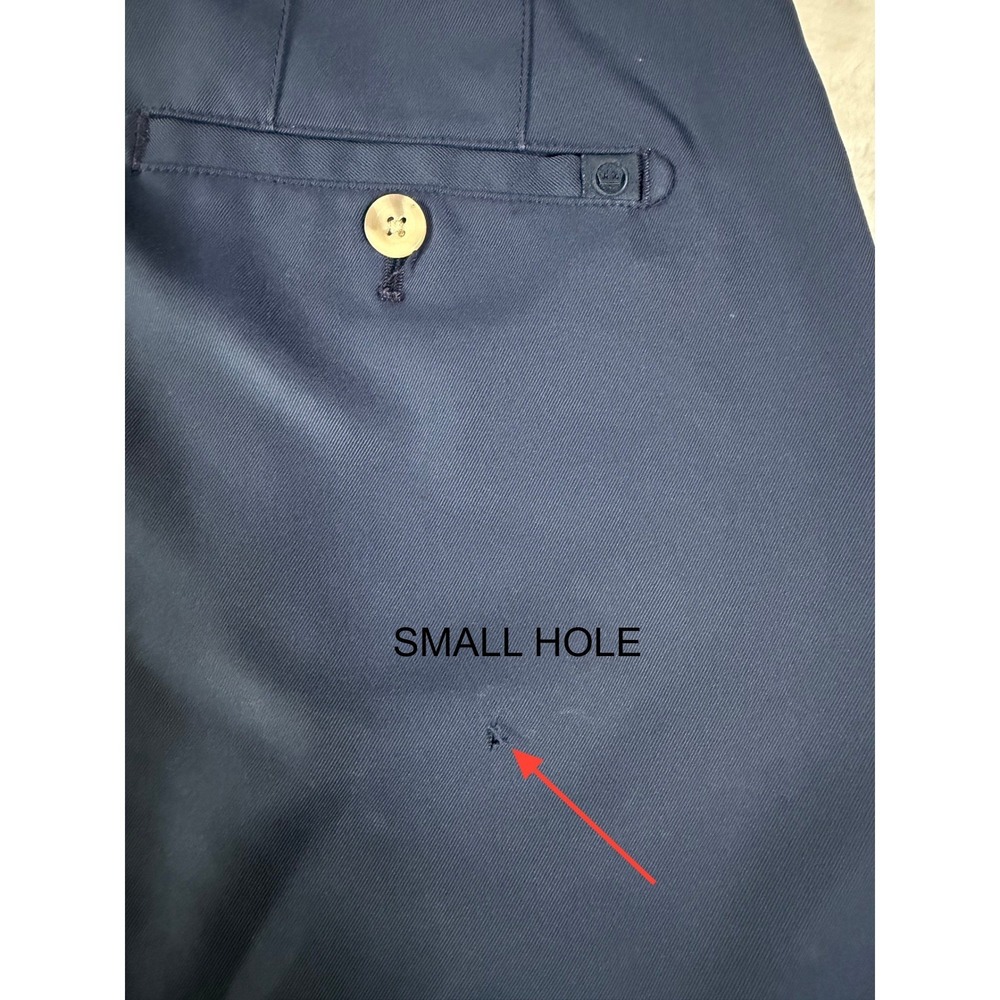 Peter Millar Crown Sport Performance Golf Shorts 100% Polyester Navy Men's 36 - Picture 6 of 7